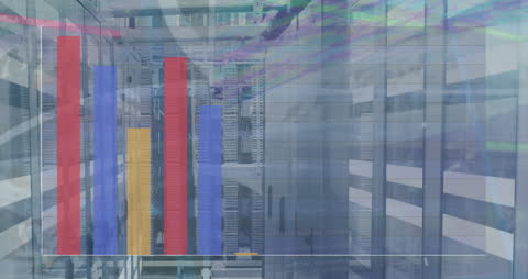 Abstract Digital Data Processing with Bar Graphs and Servers