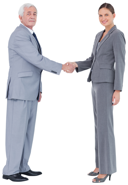 Business Professionals Shaking Hands in Transparent Setting - Download Free Stock Videos Pikwizard.com