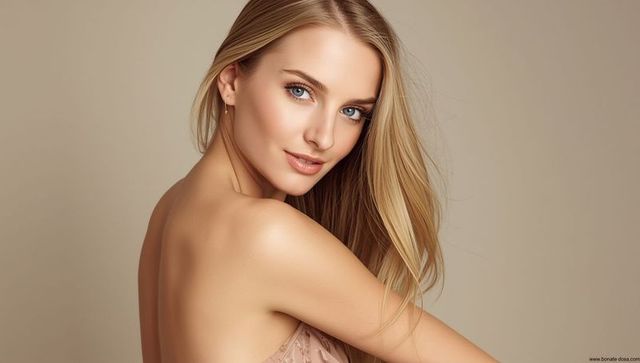 Elegant woman stylish pose minimalist light