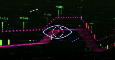 abstract data analytics with futuristic interface design - Download Free Stock Images Pikwizard.com
