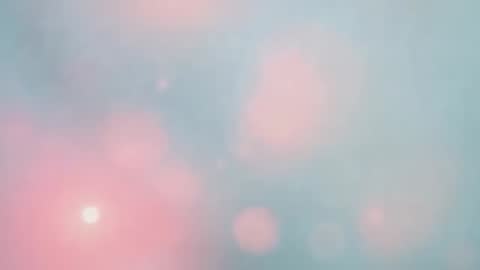 Dreamy Pink and Blue Abstract Bokeh Animation