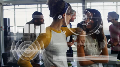 Creative Team Collaboration with Digital Overlay