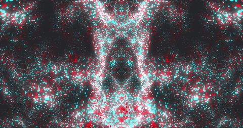 Abstract digital future technology motion particle background