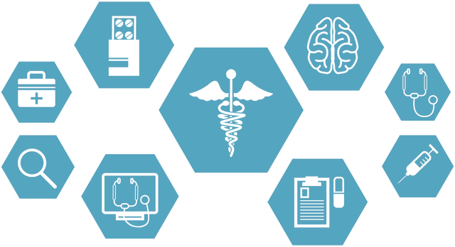 Medical Illustrations Hexagons on Transparent Background Healthcare Icons - Download Free Stock Videos Pikwizard.com