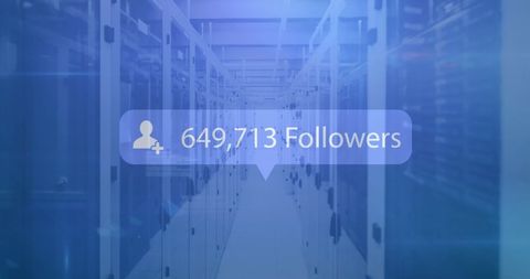 Social Media Data Concept in Modern Server Room - Download Free Stock Images Pikwizard.com