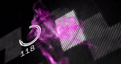 Dynamic Purple Particles and Tech Progress Bar Design - Download Free Stock Images Pikwizard.com