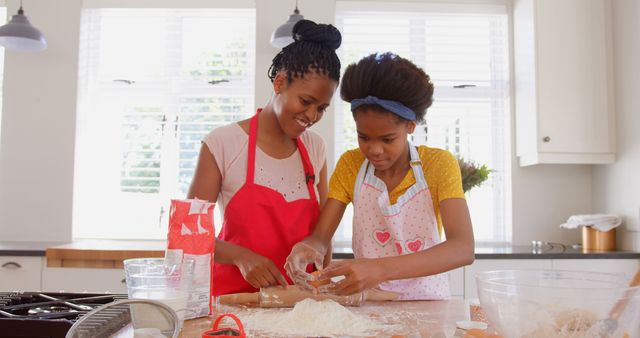 African American Sisters Baking Together in Modern Kitchen - Download Free Stock Images Pikwizard.com
