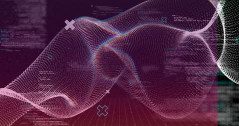Abstract Visualization of Connection Network and Data Processing