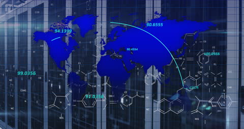 Global Data Networking in Technology Server Room