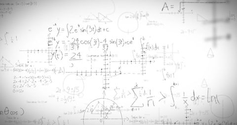 Abstract Math Formulas with Blurred Grid Diagrams - Download Free Stock Images Pikwizard.com