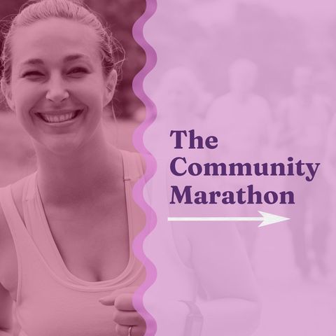 smiling runners in vibrant community marathon - Download Free Stock Templates Pikwizard.com