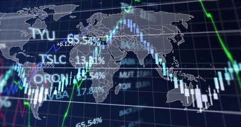 Global Financial Data and Technology Interface - Download Free Stock Images Pikwizard.com
