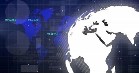 Global Economy and Technology Symbolism in Digital Abstract - Download Free Stock Images Pikwizard.com