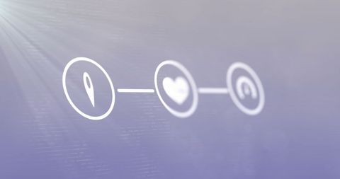 Digital Network Icons with Abstract Grey Background - Download Free Stock Images Pikwizard.com