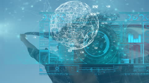 Digital Innovation and Global Connectivity Concept