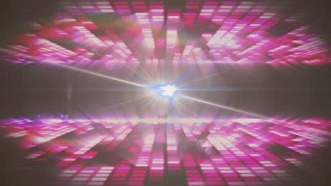 Dynamic Disco Lights with Radiant Centre Burst