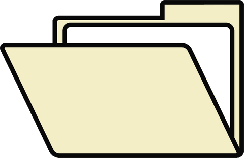 minimalist file folder icons on transparent background - Download Free Stock Videos Pikwizard.com