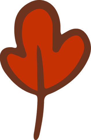 three-lobed leaf flat vector illustration on transparent background - Download Free Stock Videos Pikwizard.com