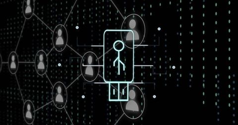 Highlighting Central User Node in Cyber Network Visualization with Connected Avatars