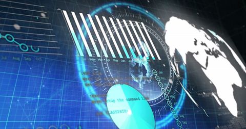 Global Data Analysis and Financial Innovation Technology Concept - Download Free Stock Images Pikwizard.com