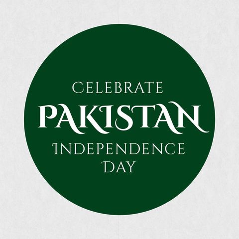 celebrate pakistan independence day with green and white design - Download Free Stock Templates Pikwizard.com