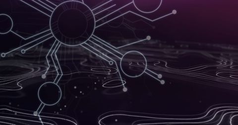 Abstract Digital Network Visualization with Futuristic Lines - Download Free Stock Images Pikwizard.com