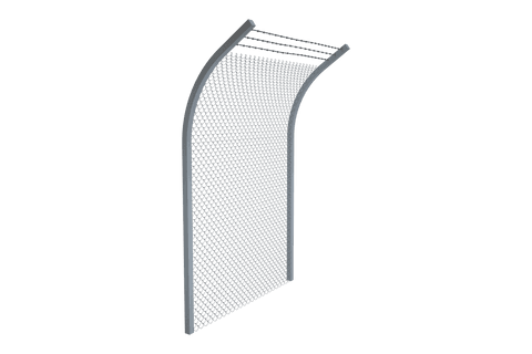 transparent wire fence structure for security and design projects - Download Free Stock Videos Pikwizard.com