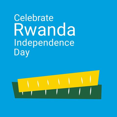 rwanda independence day celebration design with colorful lines - Download Free Stock Templates Pikwizard.com