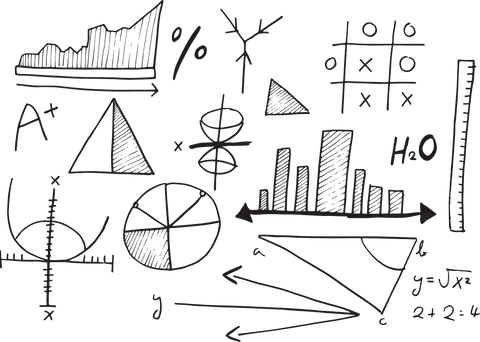 transparent math equations and graphs background sketchy style - Download Free Stock Videos Pikwizard.com