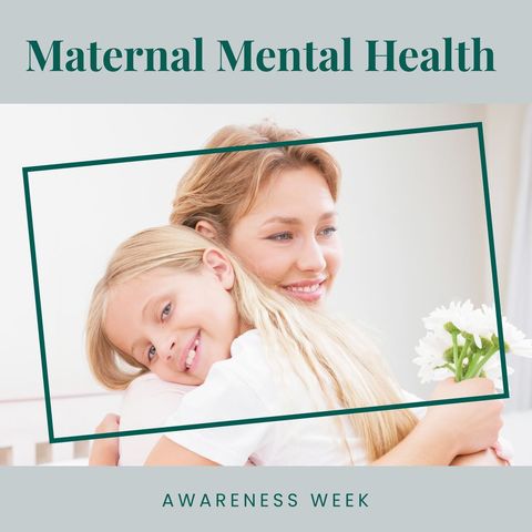 embracing maternal mental health awareness - Download Free Stock Templates Pikwizard.com