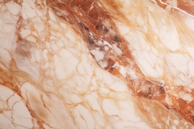Close up of brown and white marble with veins background, created using generative ai technology - Download Free Stock Photos Pikwizard.com