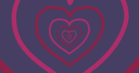 Concentric Hearts on Purple Background Expressing Love and Passion - Download Free Stock Images Pikwizard.com