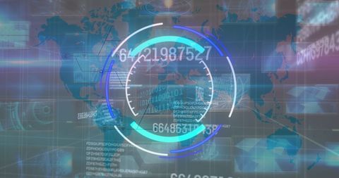 Advanced Digital Interface With Global Data Overlay - Download Free Stock Images Pikwizard.com