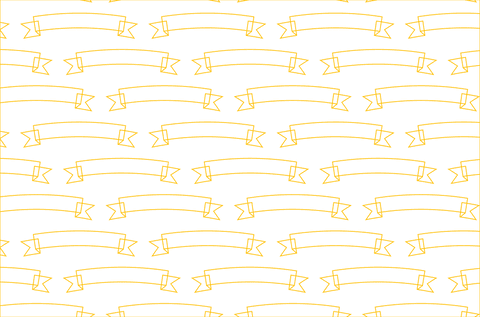 Seamless Pattern with Yellow Banners on Transparent Background - Download Free Stock Videos Pikwizard.com