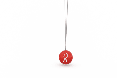 transparent red ball with number 8 on file stick poker chip - Download Free Stock Videos Pikwizard.com
