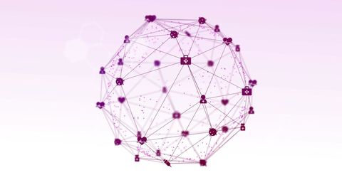 Network Concept of Global Digital Communication with Icons - Download Free Stock Images Pikwizard.com
