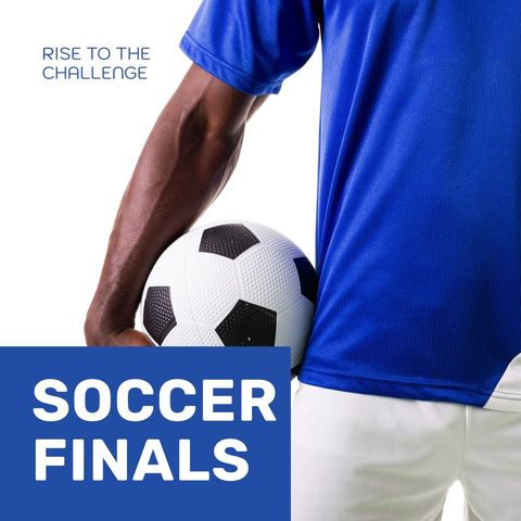 Soccer Finals Advertising with Motivational Challenge Text - Download Free Stock Templates Pikwizard.com
