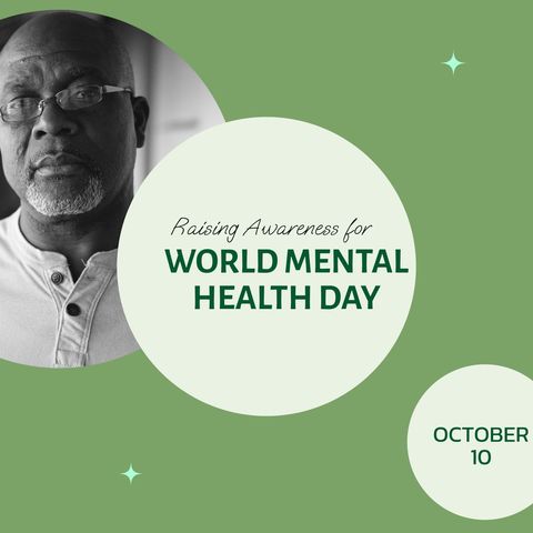 World Mental Health Day Awareness Celebration Oct 10 - Download Free Stock Templates Pikwizard.com