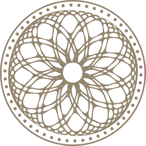 transparent mandala circle with woven arcs and dotted border - Download Free Stock Videos Pikwizard.com