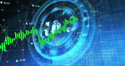 Futuristic Finance and Economy Analysis with Digital Interface - Download Free Stock Images Pikwizard.com
