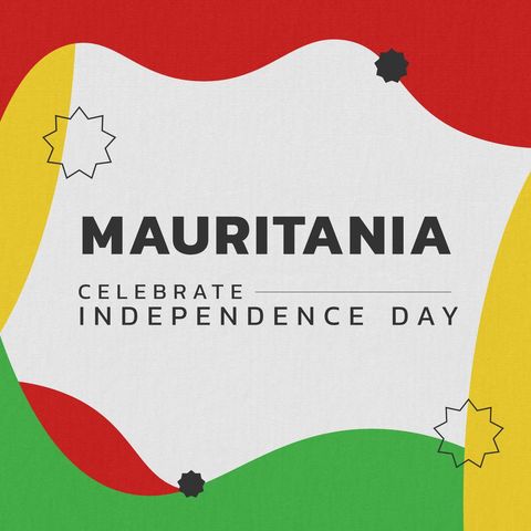 mauritania independence day celebration concept - Download Free Stock Templates Pikwizard.com