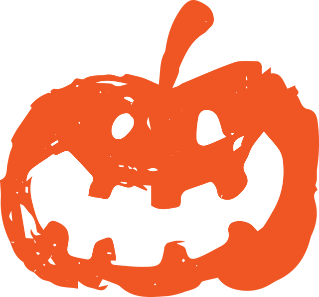 Hand-drawn Transparent Jack-o'-Lantern with Scary Smile - Download Free Stock Videos Pikwizard.com