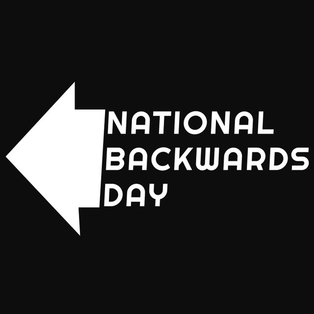 Graphic Arrow for National Backwards Day Celebration - Download Free Stock Templates Pikwizard.com