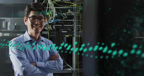 Asian IT Professional in Data Management Environment