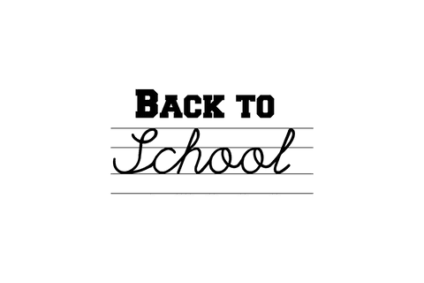 Back to school transparent illustration with educational motif