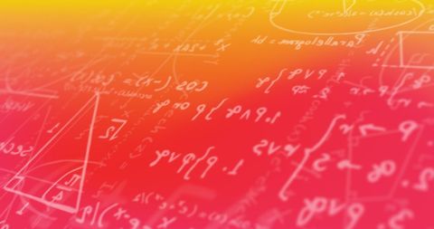 mathematical concepts with equations on gradient background - Download Free Stock Images Pikwizard.com