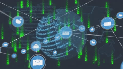 Futuristic Network Connections and Binary Codes Over Globe