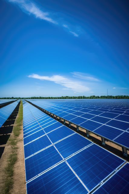Extensive Solar Panel Farm Harnessing Renewable Energy - Download Free Stock Photos Pikwizard.com