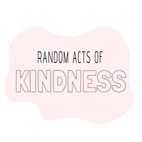 Random Acts of Kindness Motivational Text Design - Download Free Stock Templates Pikwizard.com