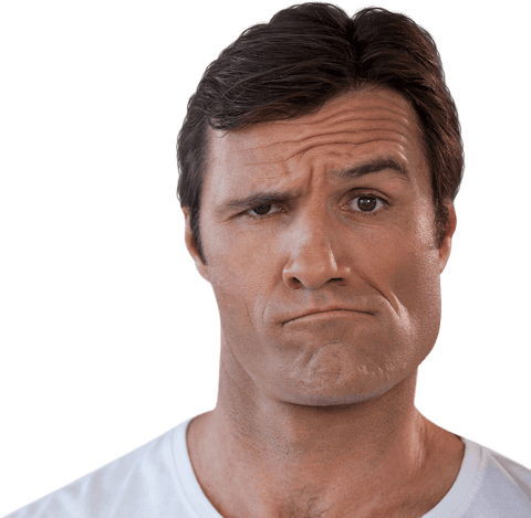 Transparent Face Expressions of Confused Mature Man - Download Free Stock Videos Pikwizard.com
